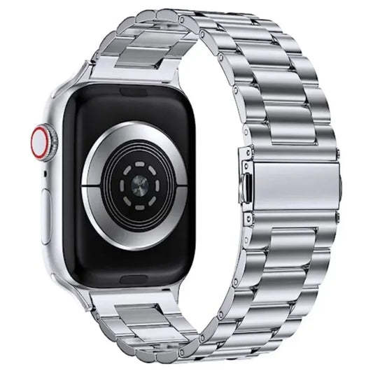 Stainless Steel Strap for Apple Watch band 44mm 45mm 38-42-40-41mm Metal link Bracelet iWatch series 10 8 7 6 5 4 3 se Ultra 49m
