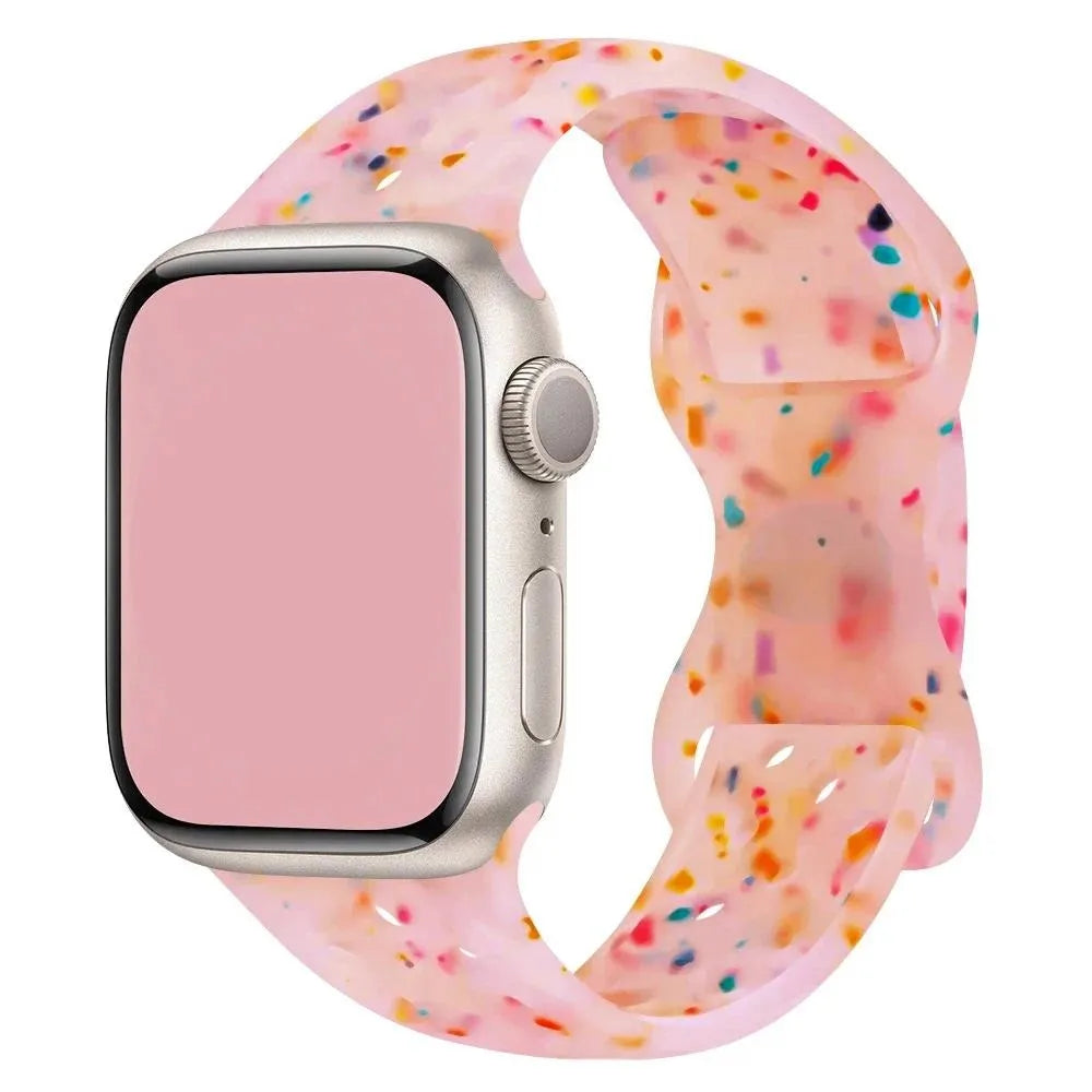 Correa transparente de silicona para Apple Watch