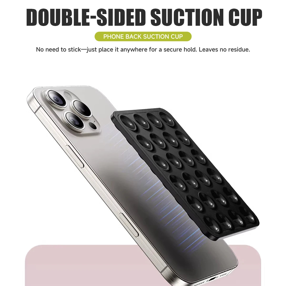 Double-Sided Silicone Suction Phone Mount