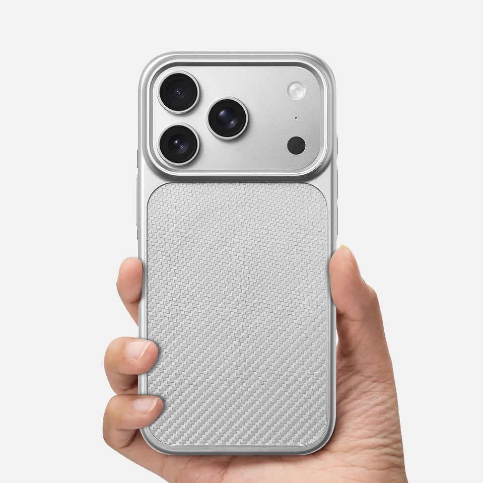 Funda de iPhone MagSafe de fibra de carbono