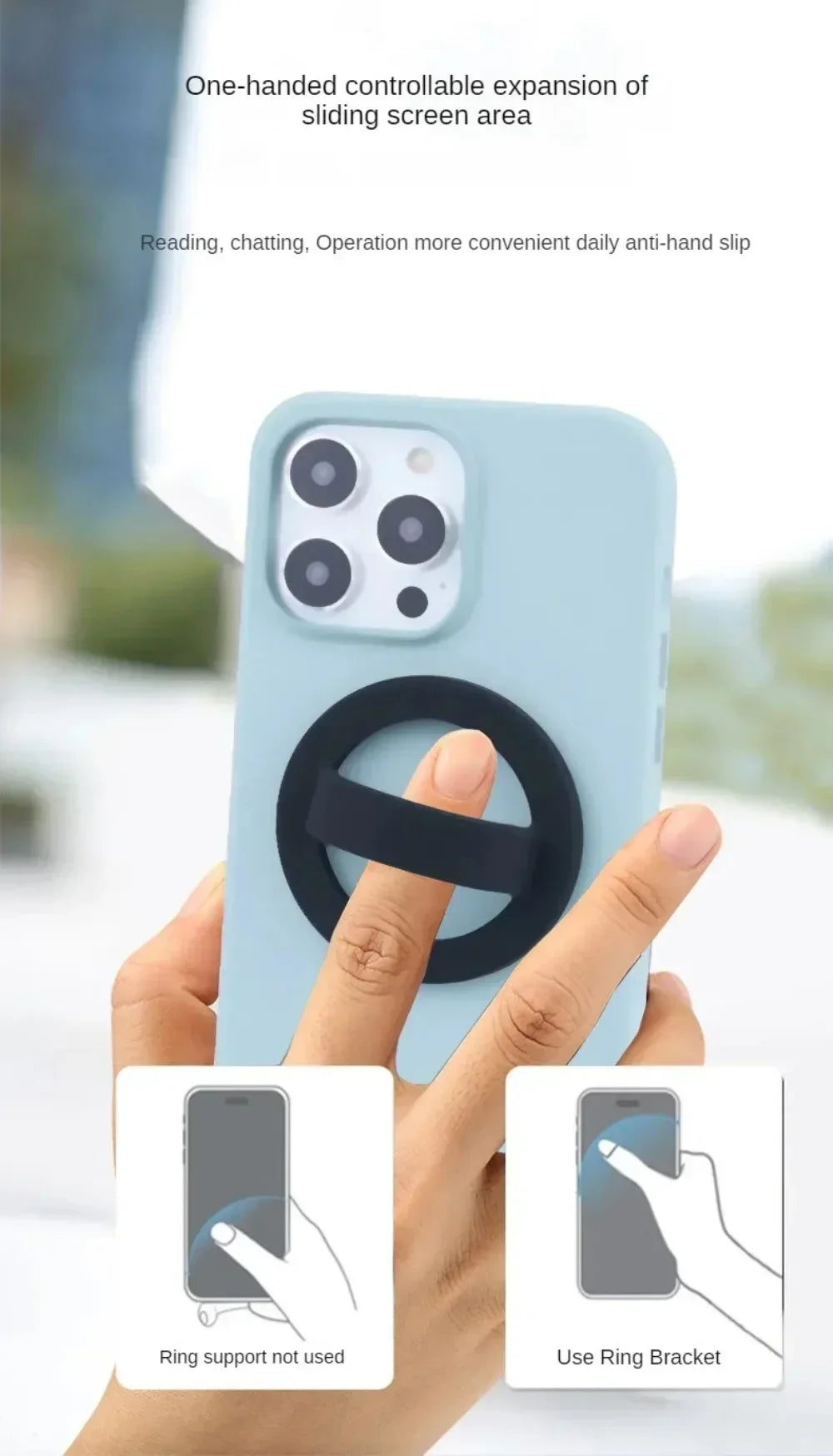 360° Magnetic Ring Phone Stand
