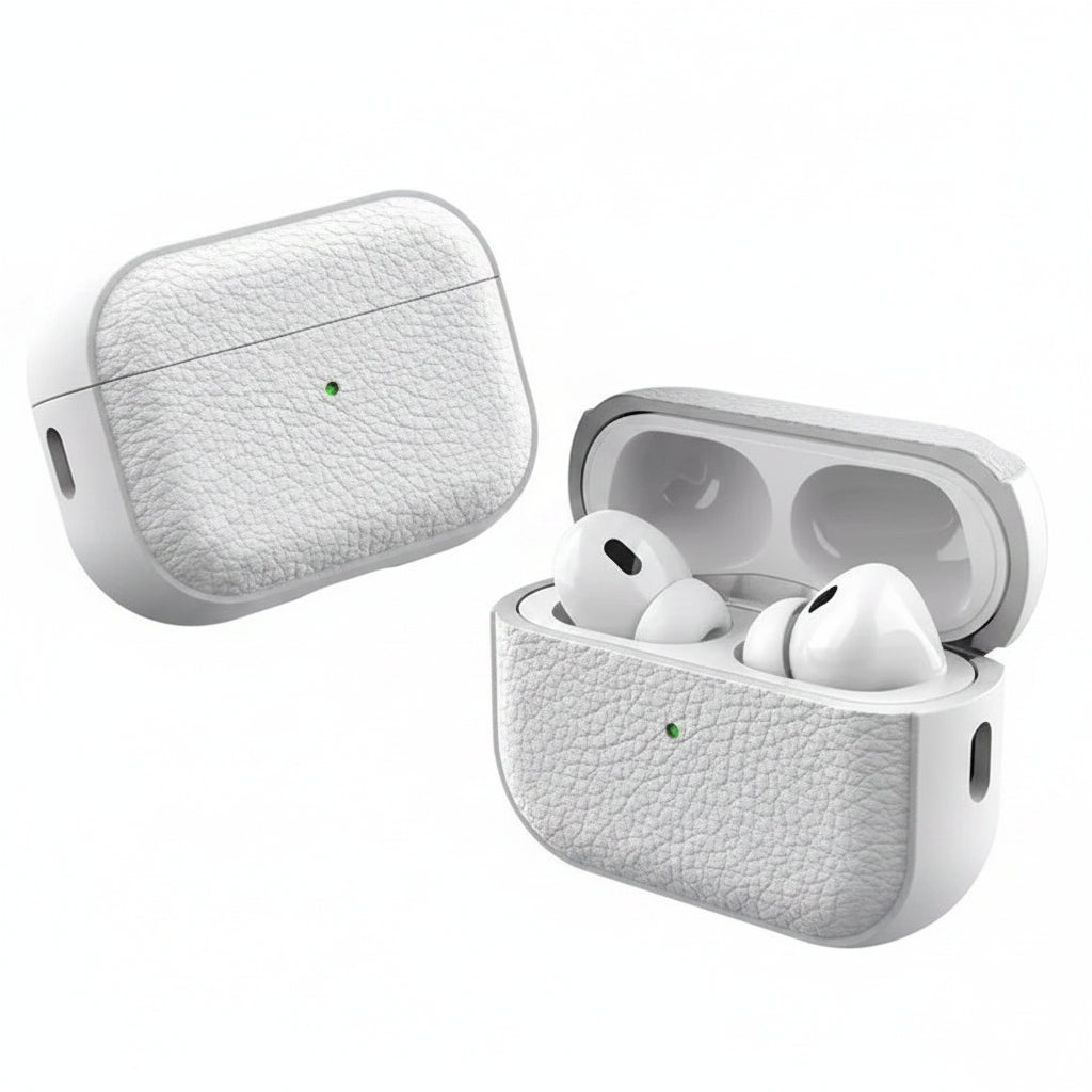 Funda protectora de cuero para AirPods