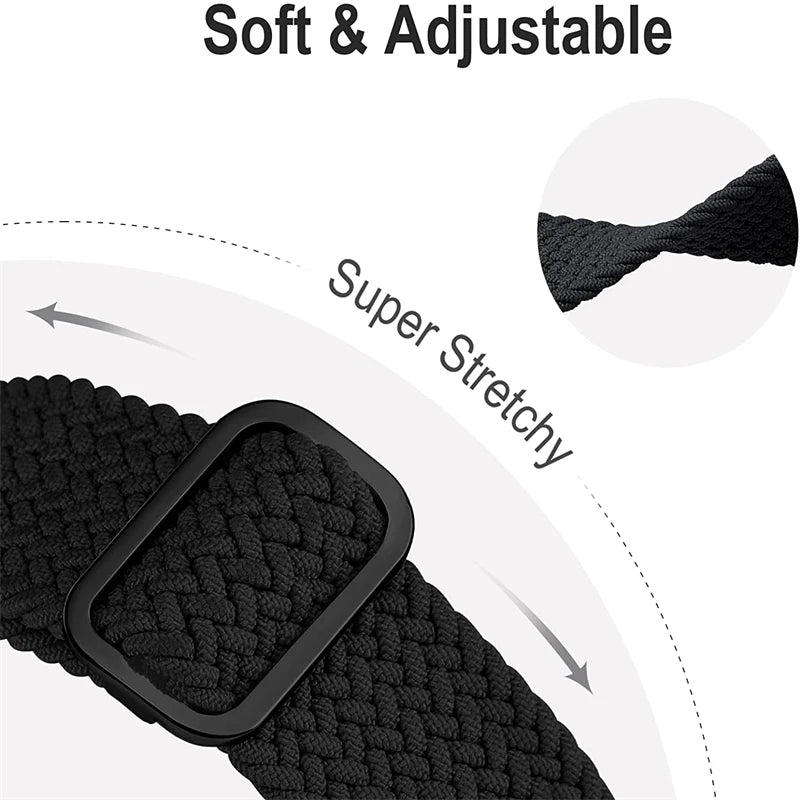 FlexWeave | Elastic Braided Band For Apple Watch