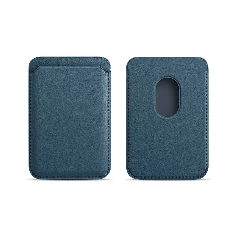MagSafe Magnetic Leather Card Holder Case
