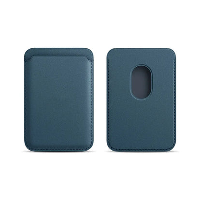 MagSafe Magnetic Leather Card Holder Case