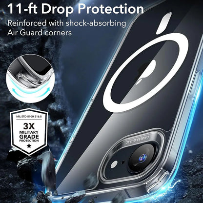 Luxury Clear MagSafe Case for iPhone 17e & 16e
