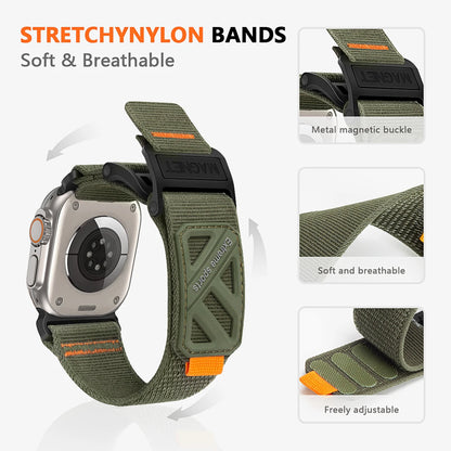 Durable Magnetic Nylon Band for Apple Watch