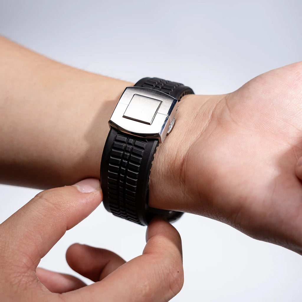 TitanSport Elite | Silicone Metal Watch Band