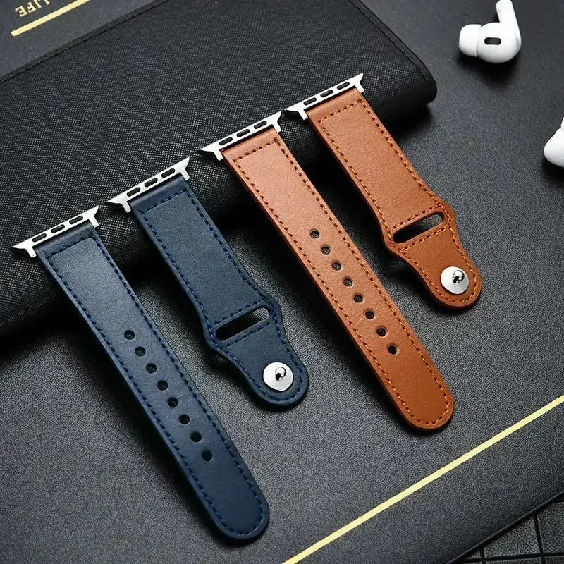 Business Leather Apple Watch Band