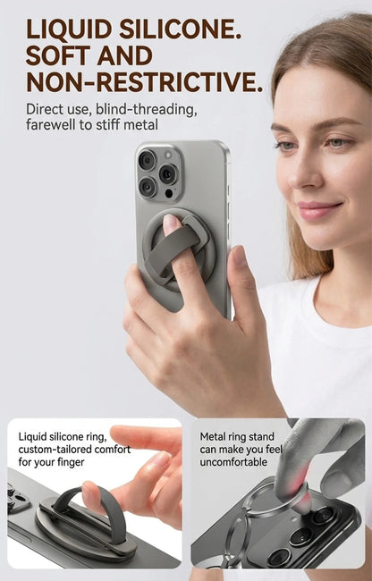 MagSafe Silicone Ring Phone Grip & Stand