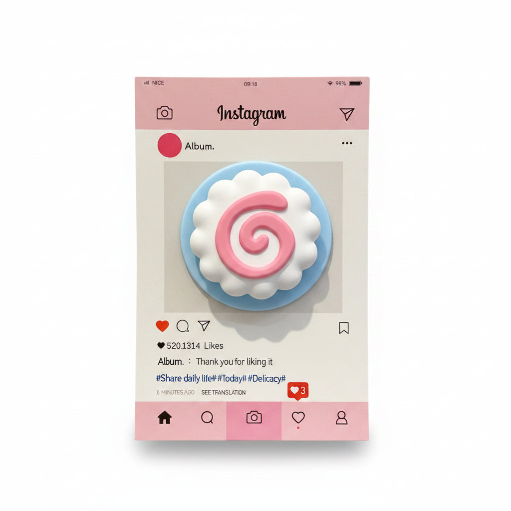 Cute Fish Cake MagSafe Phone Grip