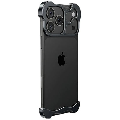 Frameless Metal Bumper Corner Case for iPhone