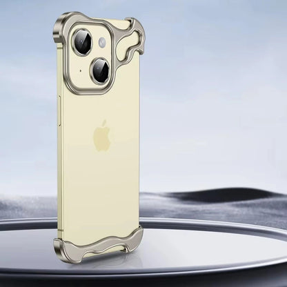 Frameless Metal Bumper Corner Case for iPhone