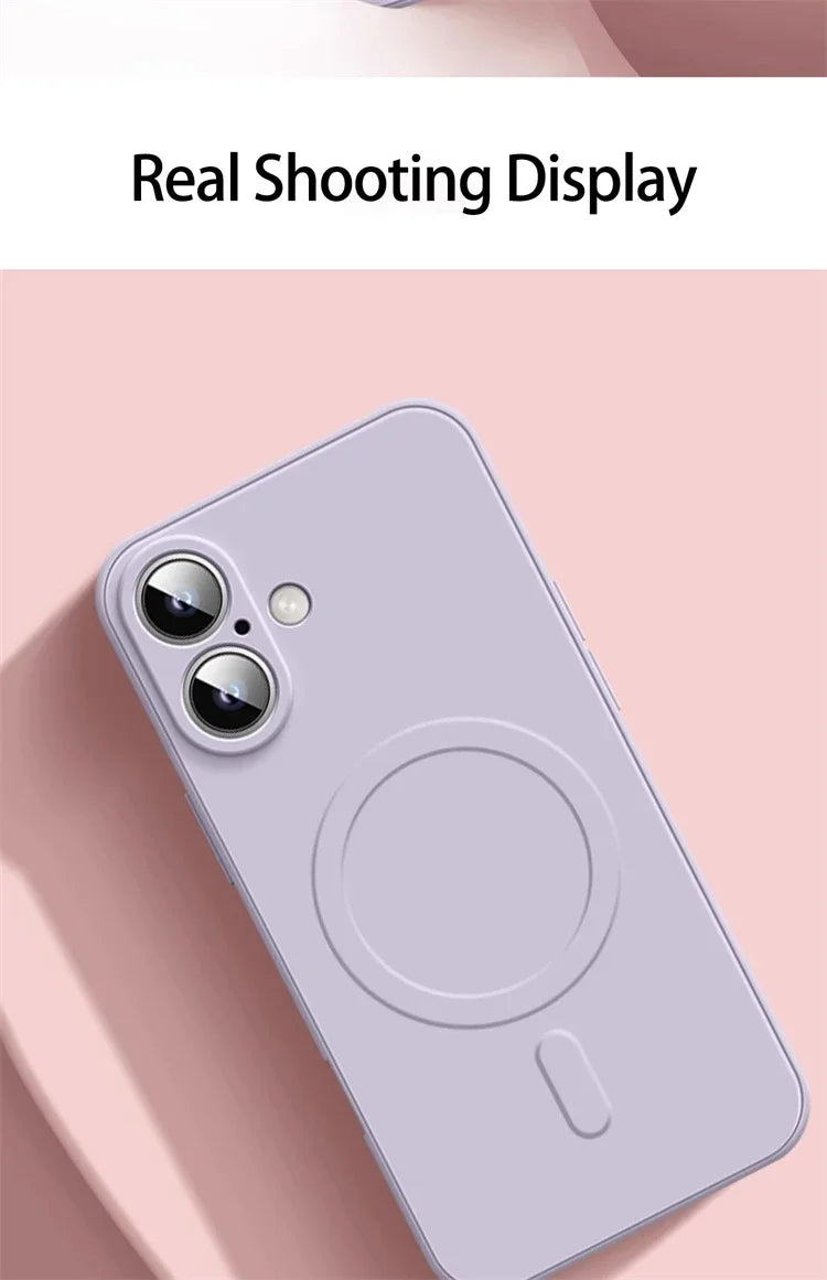 Liquid Silicone MagSafe iPhone Case