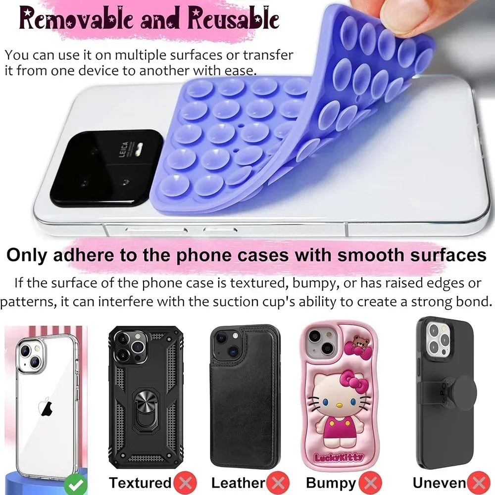 GripLock | Double-Sided Suction Phone Mount