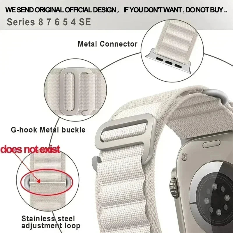 SummitTrail | Alpine Nylon Band For Apple Watch