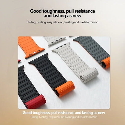 Magnetic Silicone Apple Watch Band