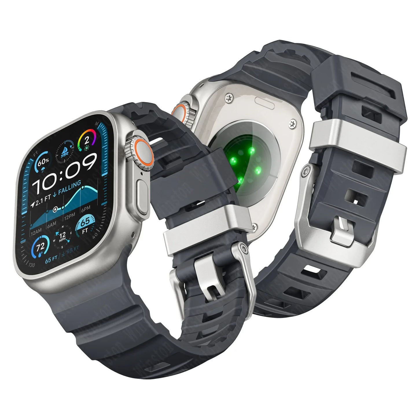 Fluorescent Sport Silicone Apple Watch Band