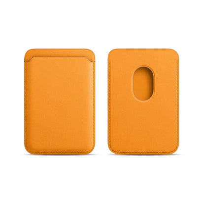 MagSafe Magnetic Leather Card Holder Case