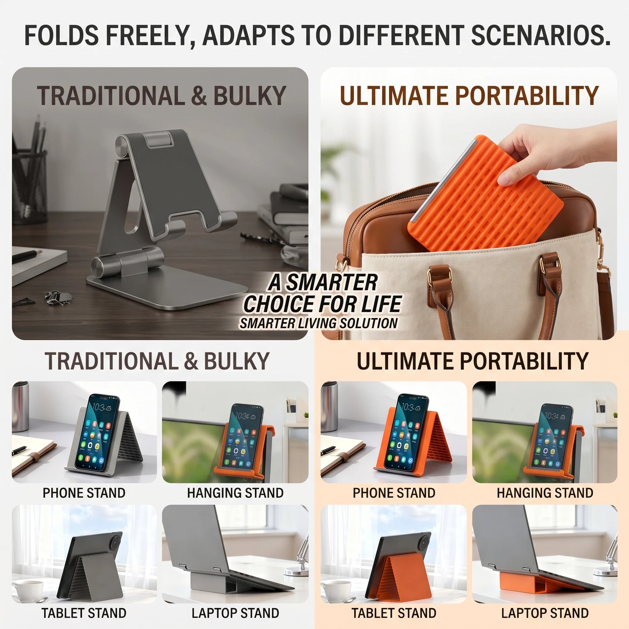 FlexStand | Foldable Silicone Phone Holder