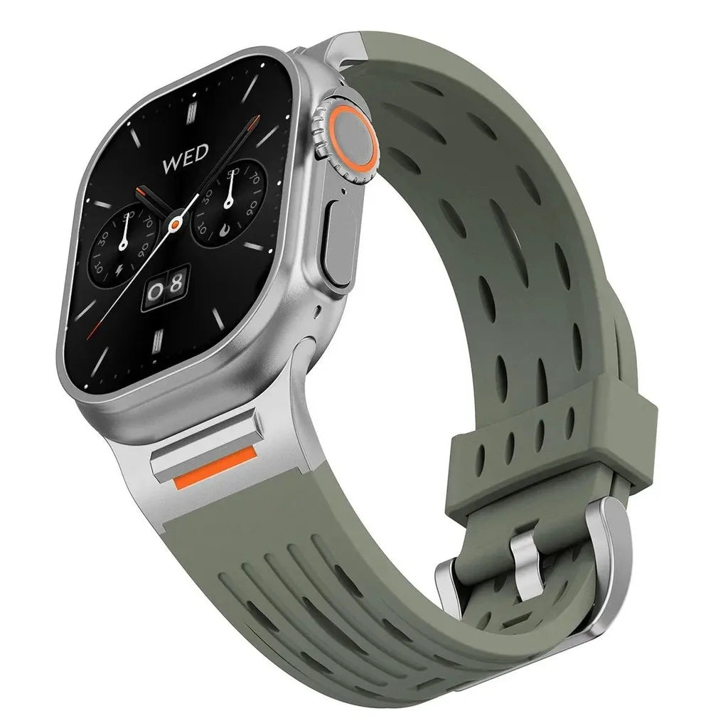 Breathable Sport Silicone Apple Watch Band