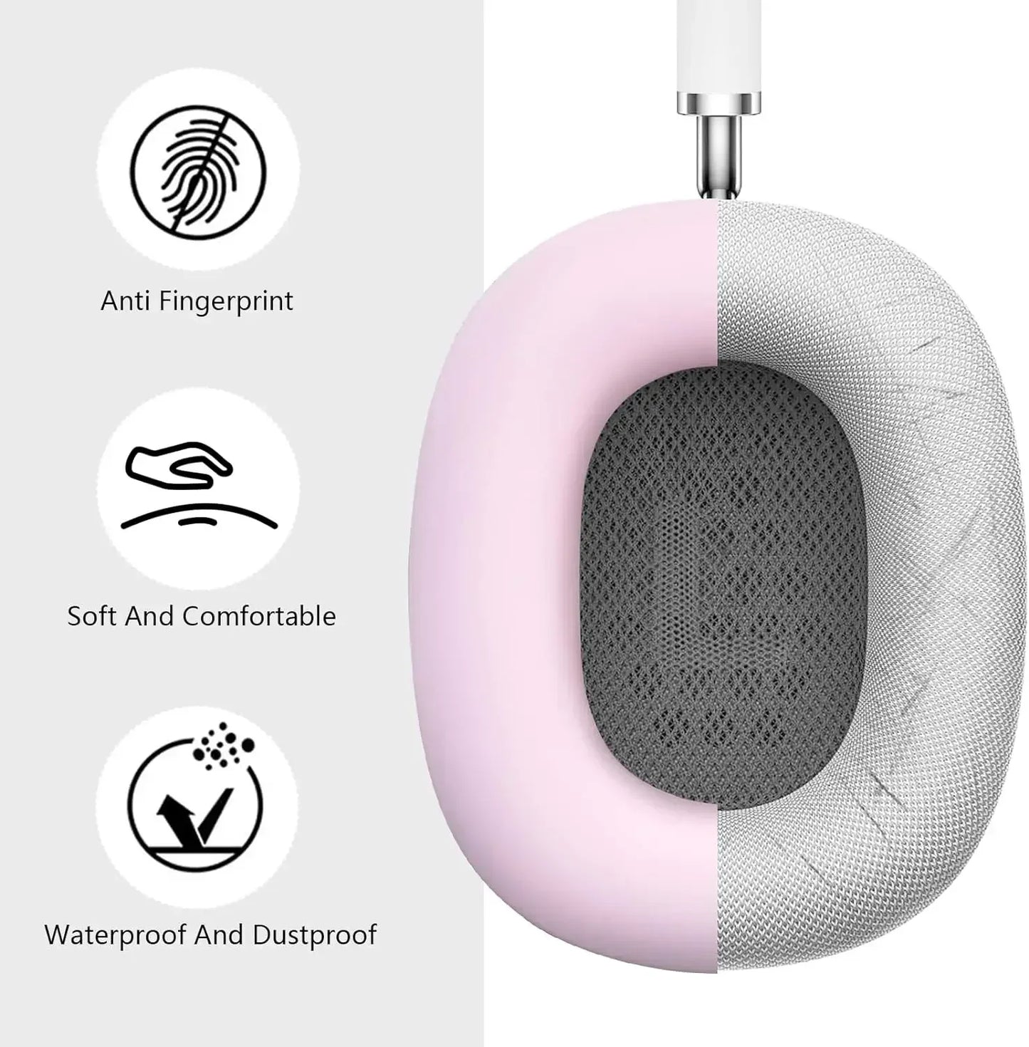 3-Piece Silicone Protective Case for AirPods Max