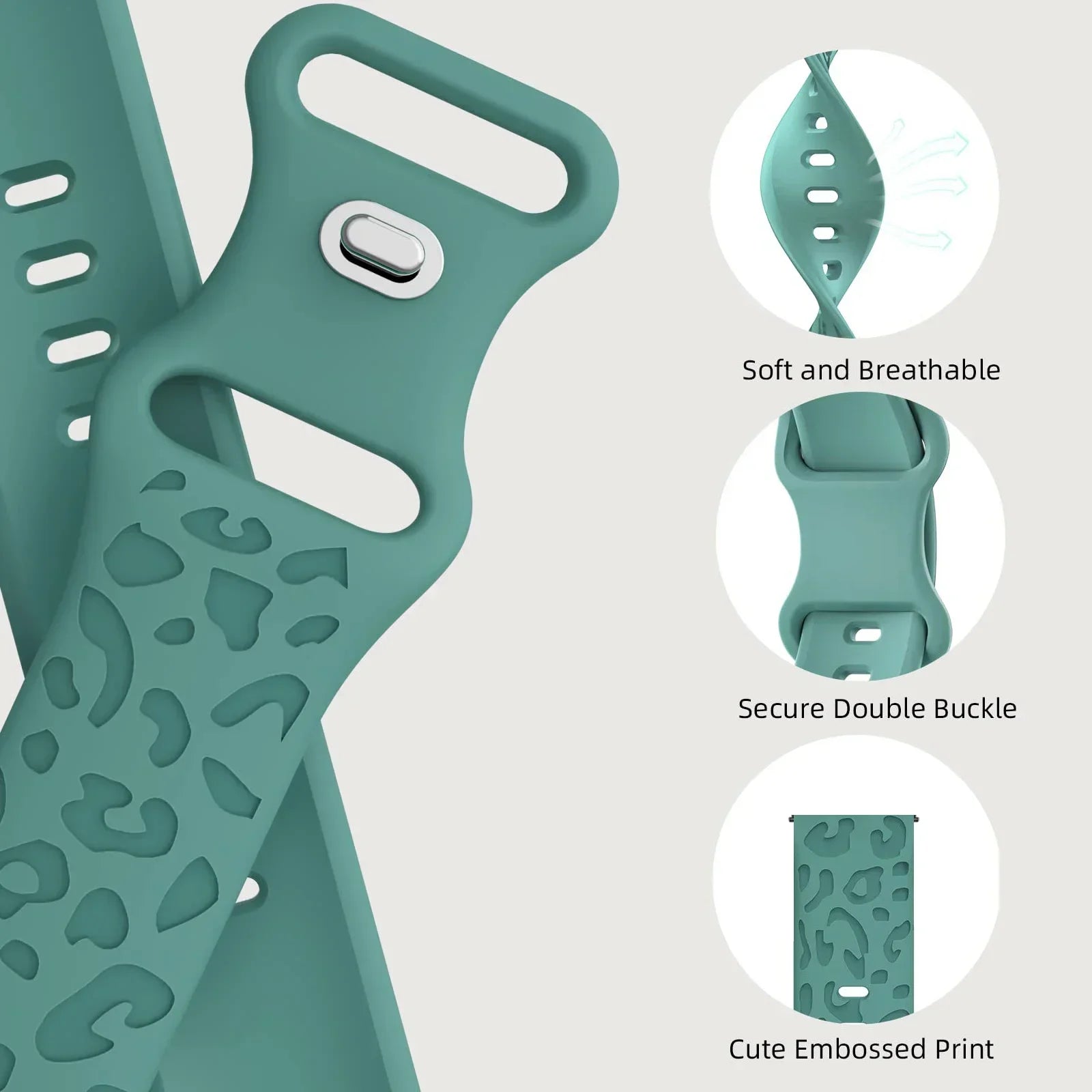 WildMark | Engraved Silicone Band For Amazfit
