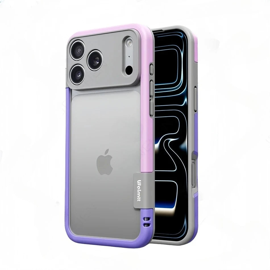 New Silicone Frame Slim Bare-bones Feel Case For iPhone 17 16 15 14 Pro Max Camera Full-pack TPU Bumper Shockproof Protect Cover