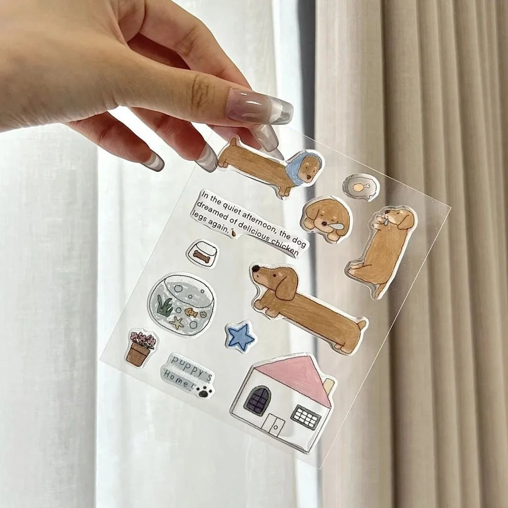 Kawaii Bloom | 3D Decorative Sticker Set