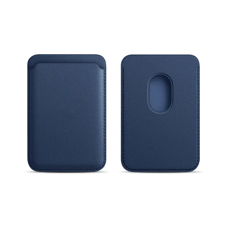 MagSafe Magnetic Leather Card Holder Case