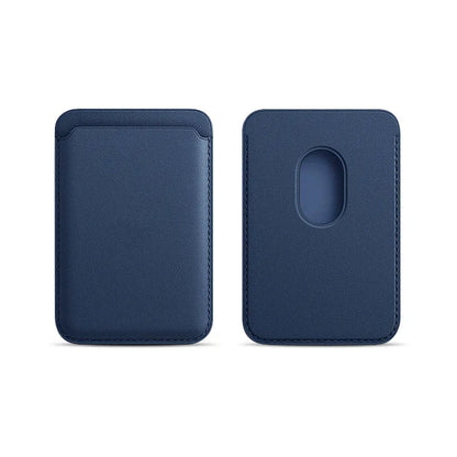 MagSafe Magnetic Leather Card Holder Case