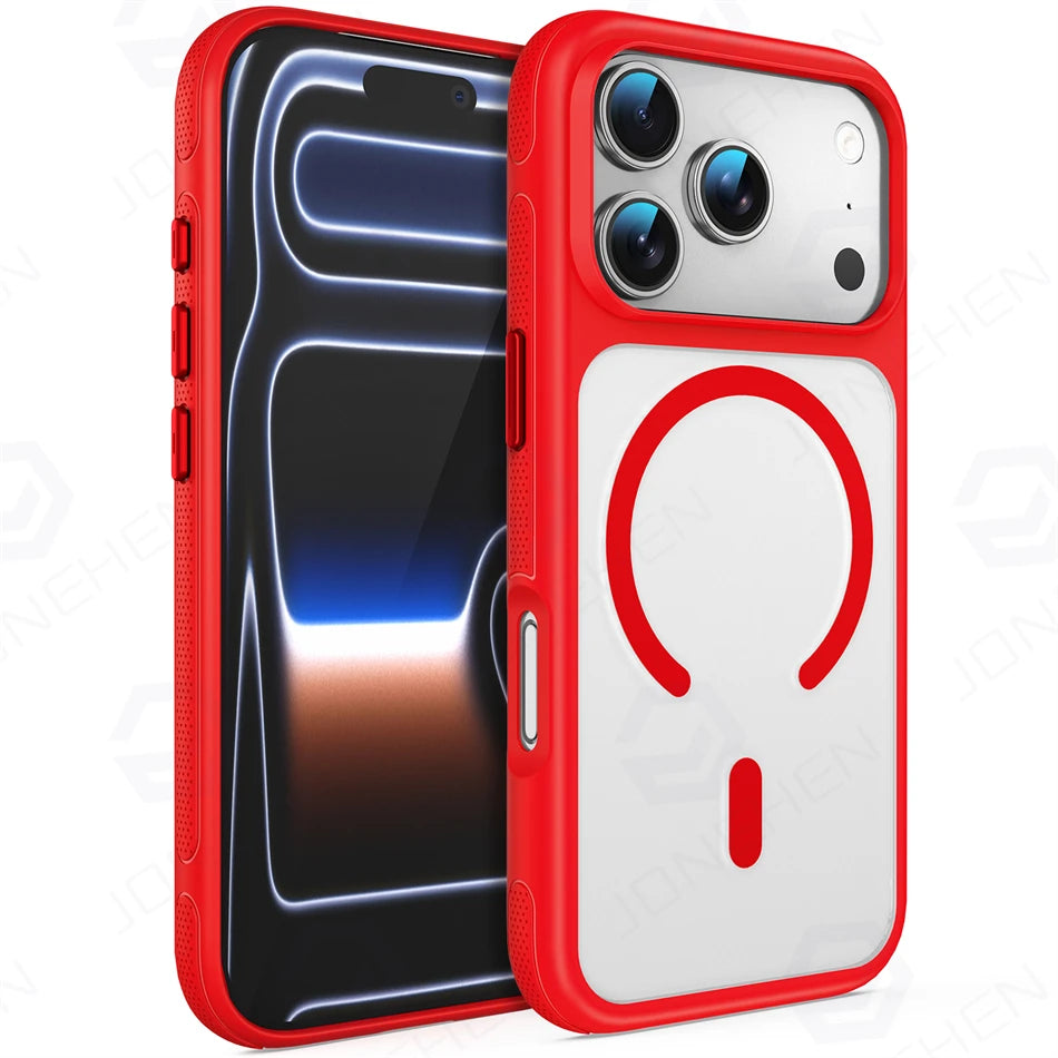 Clear MagSafe Silicone Bumper iPhone Case