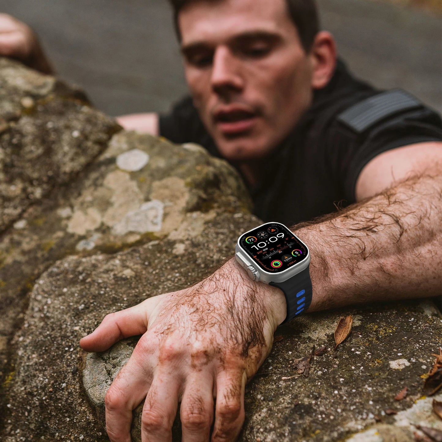2-Pack Silicone Sport Bands for Apple Watch