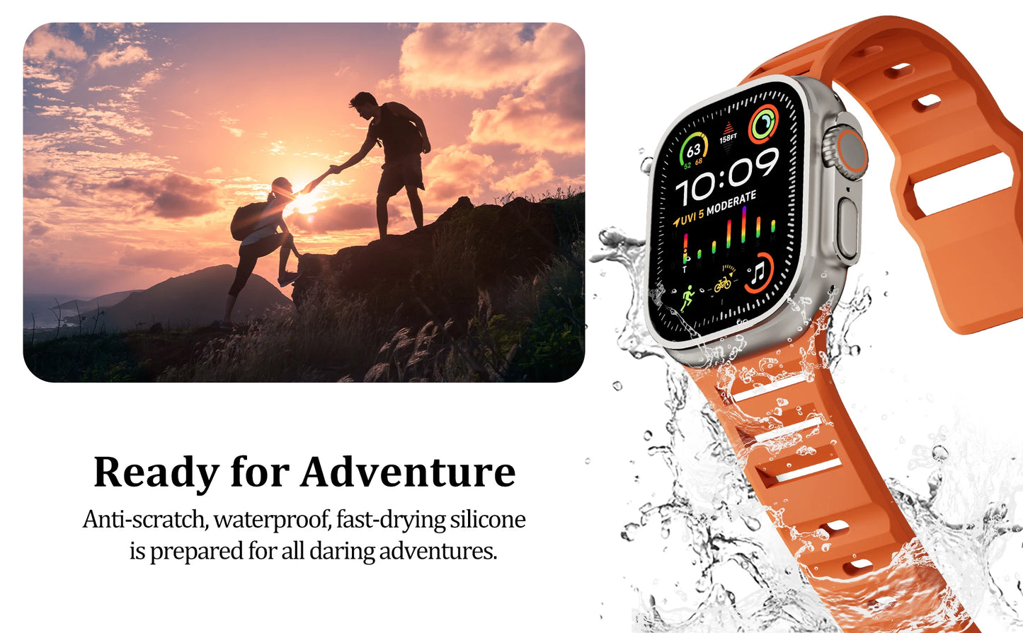 Sport Silicone Band for Apple Watch