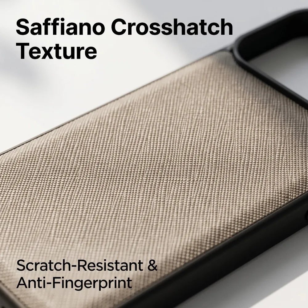 Saffiano PU Leather Luxury iPhone Case
