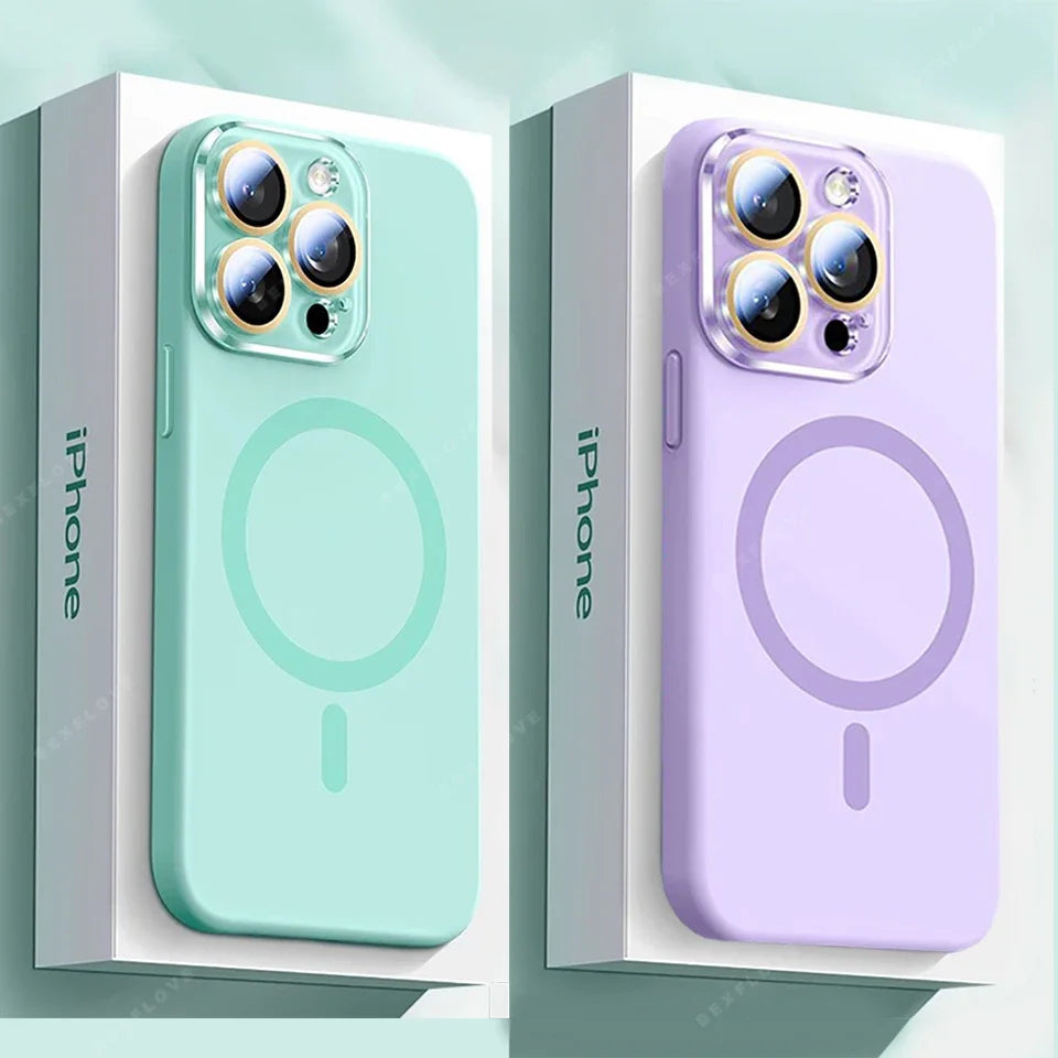 Liquid Silicone MagSafe iPhone Case