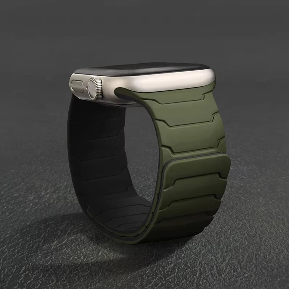 Magnetic Silicone Apple Watch Band