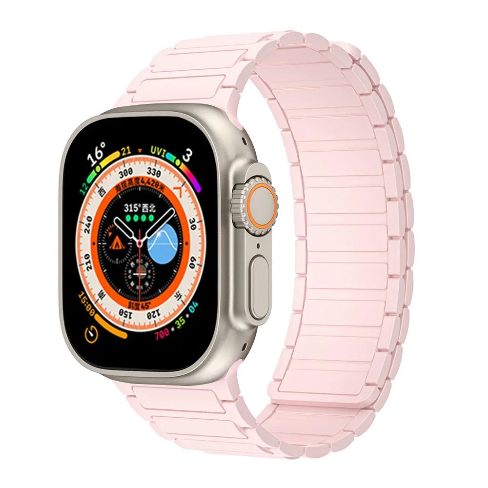Magnetic Silicone Apple Watch Band