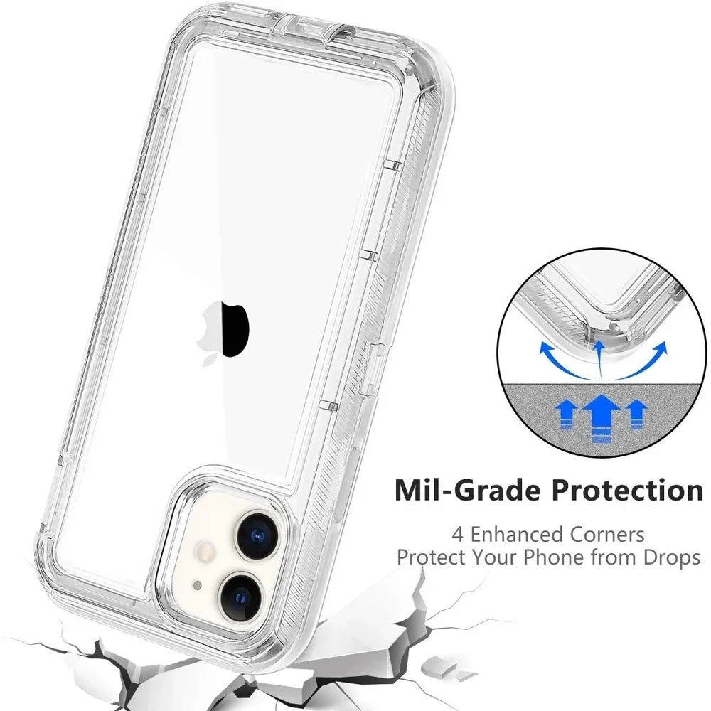 3-in-1 Hybrid Rugged iPhone Case