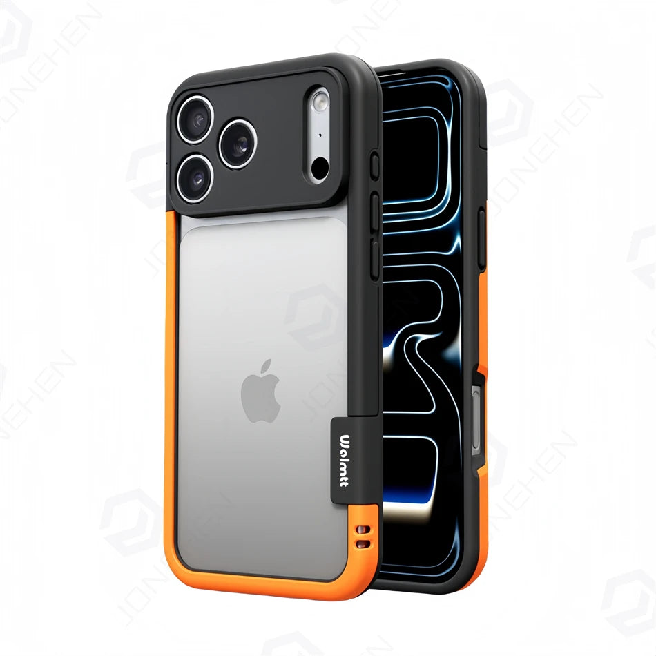 New Silicone Frame Slim Bare-bones Feel Case For iPhone 17 16 15 14 Pro Max Camera Full-pack TPU Bumper Shockproof Protect Cover