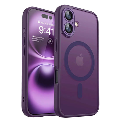 Funda de lujo mate MagSafe Armor para iPhone