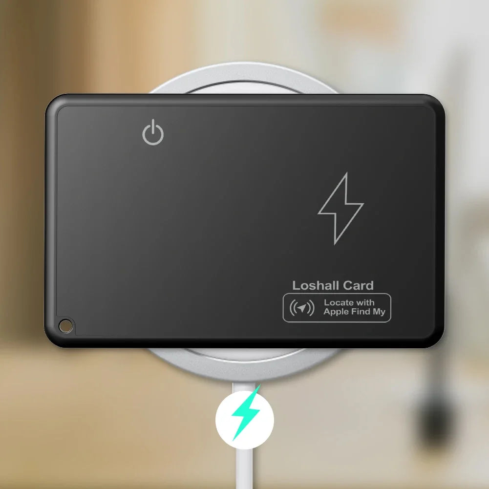 WalletTrack Pro | Rechargeable Smart Tracker Card