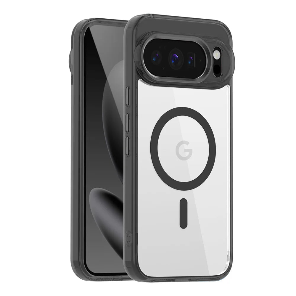 Funda Magnética Transparente de Lujo para Google Pixel
