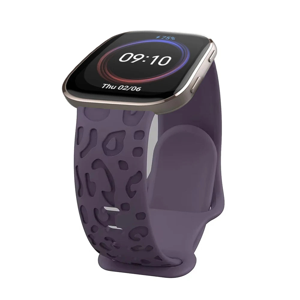 20mm Engraved Silicone Band for Amazfit Watch