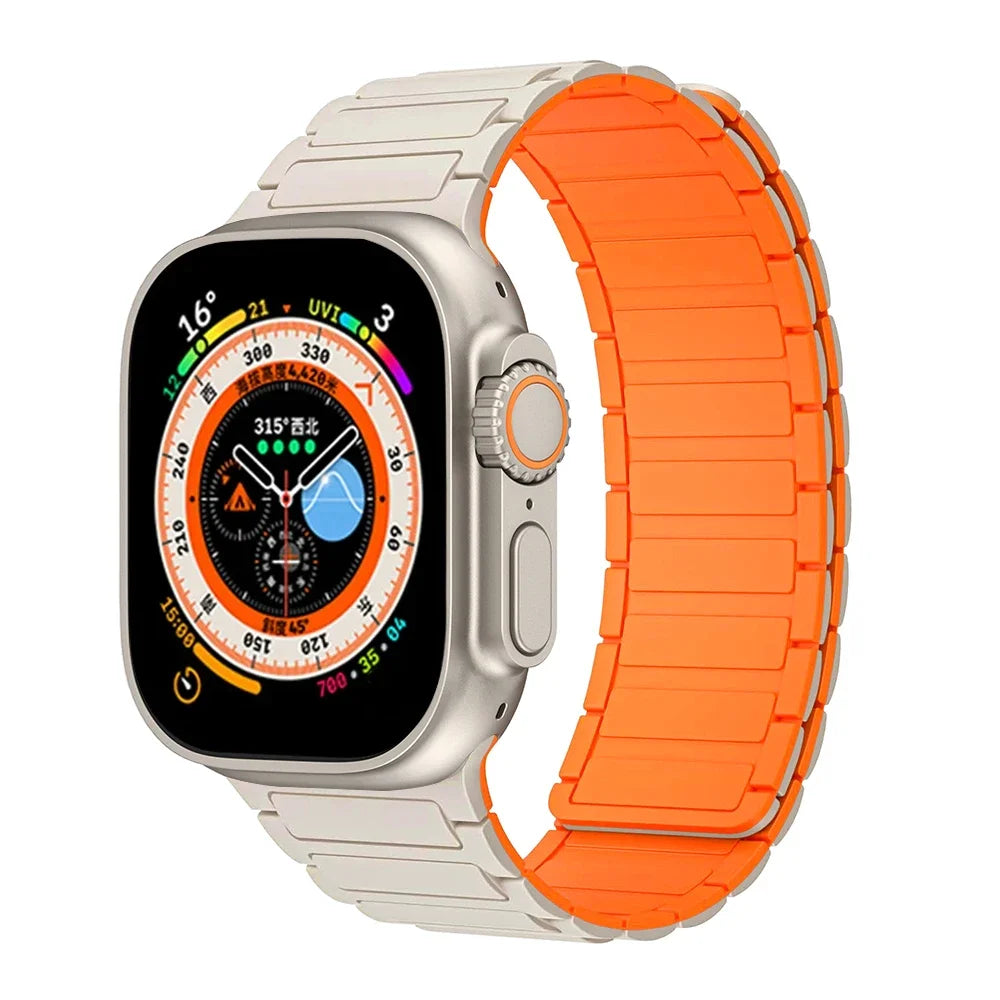 Magnetic Silicone Apple Watch Band