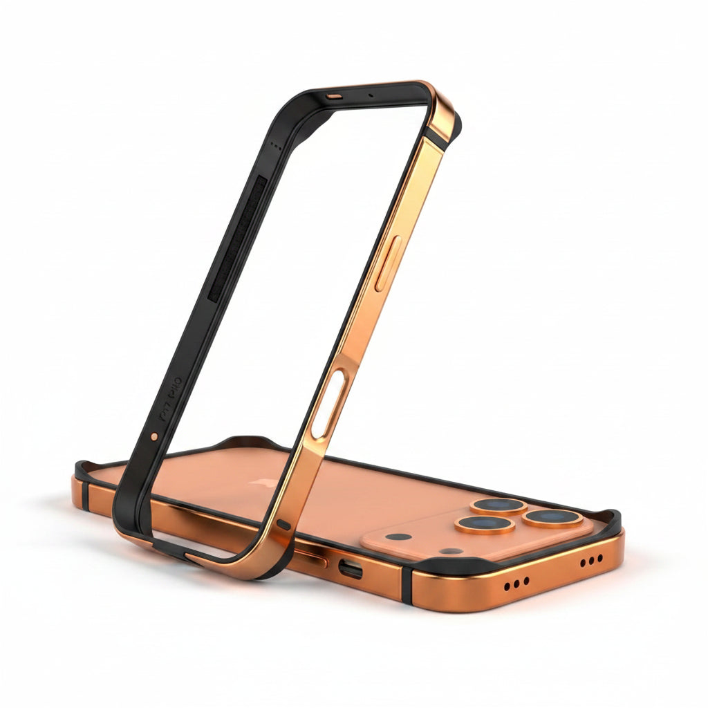 Slim Metal Bumper iPhone Armor Case