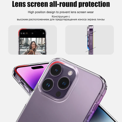 Luxury Clear Shockproof Silicone iPhone Case