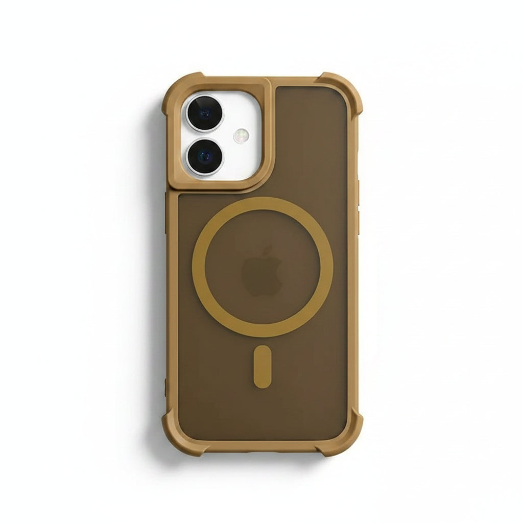 Funda de lujo mate MagSafe Armor para iPhone