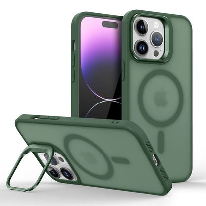 MagSafe Metal Lens Stand iPhone Case