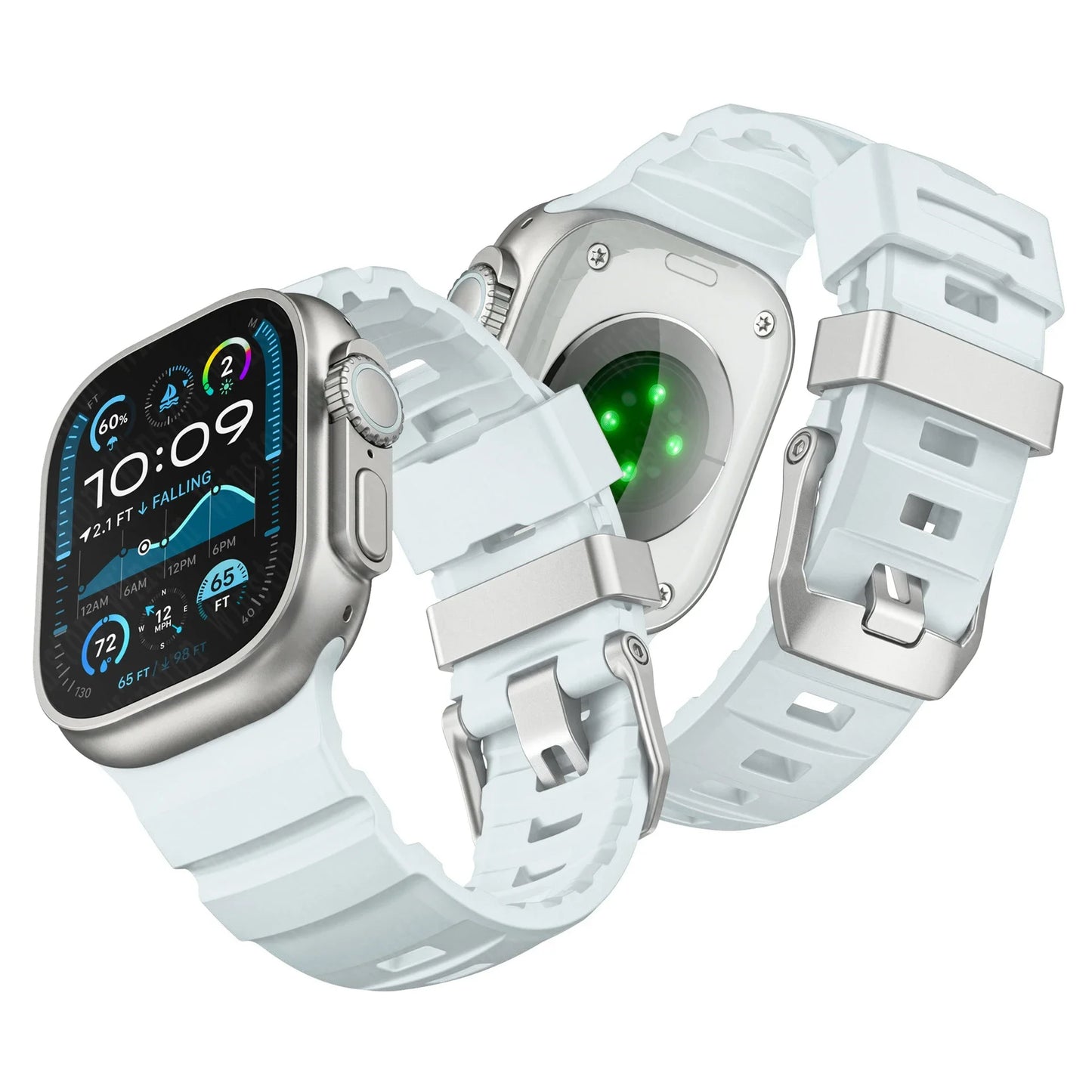 Fluorescent Sport Silicone Apple Watch Band